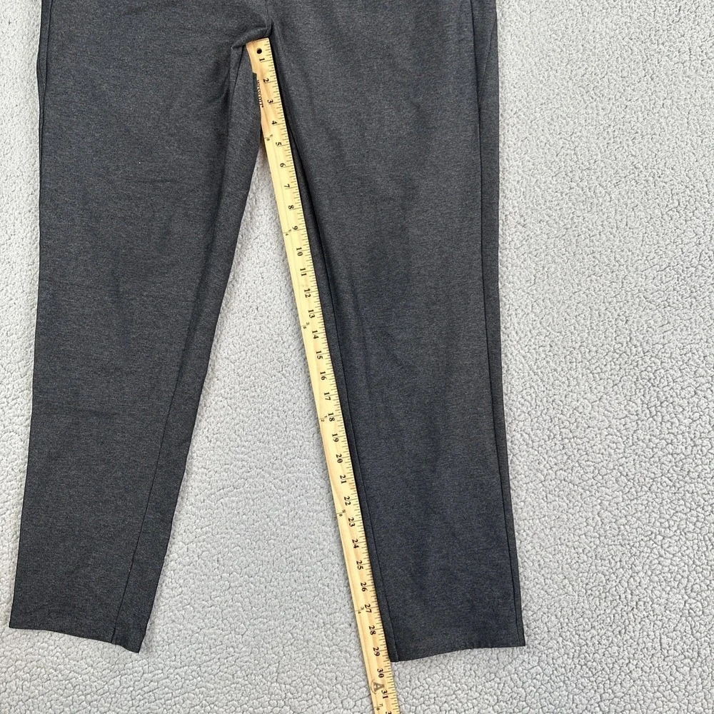 RHONE Guru Lounge Pants Men Large Black Slim Stretch Tech Performance 100145